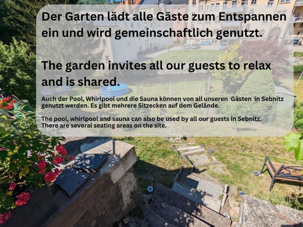 Hw2 - Urlaubsmagie - Sauna & Whirlpool Fuer Alle Sebnitz Exteriör bild